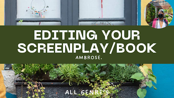have your book or screenplay edited professionally