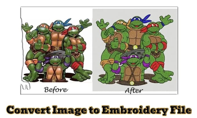 convert image to embroidery design within a few hours