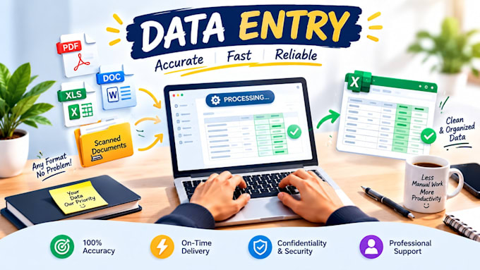 do fastest excel data entry work within 4 hours