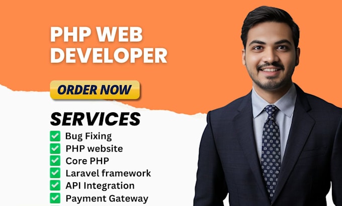 Develop secure php website as a professional php web developer by ...