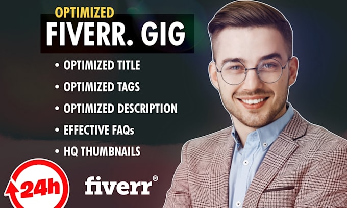 write SEO optimized fiverr gigs in 24 hours