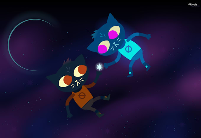 draw your characters in night in the woods style