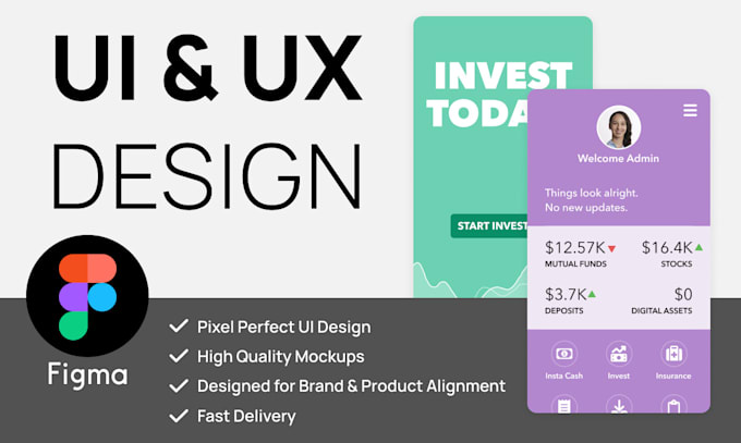 Create your mobile app ui and ux design by Hemanth_design | Fiverr