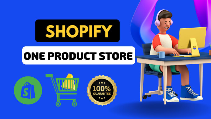 Top 10! I will create branded shopify one product store for dropshipping product