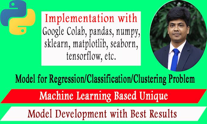 Develop a unique machine learning based model for any dataset by ...