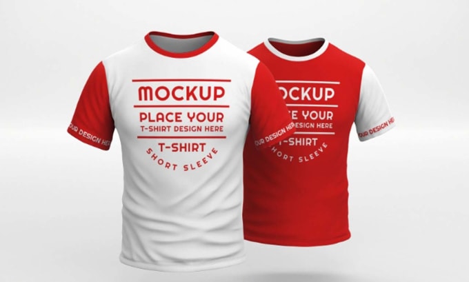 Create professional t shirt mockup realistic mock up by Hkashifmahmood ...