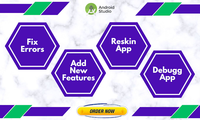 fix errors, reskin, update or debug your android app