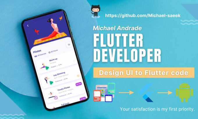 Develop any flutter ui for your flutter app development by Michael ...