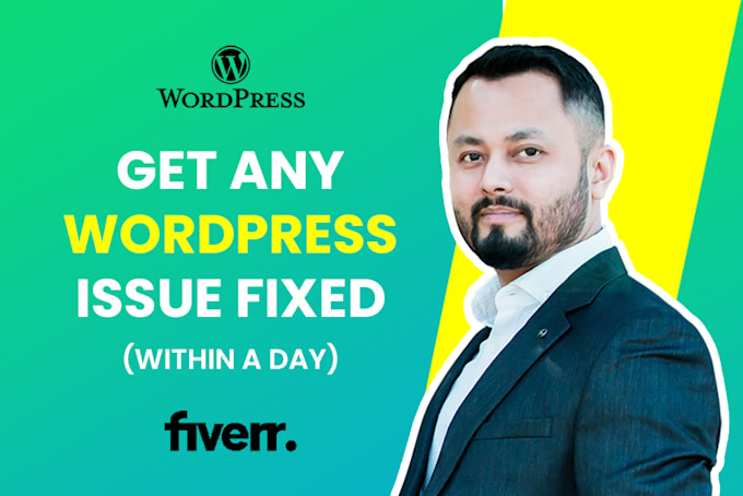 fix any issue on your wordpress website within a day