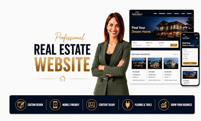 build a professional real estate website