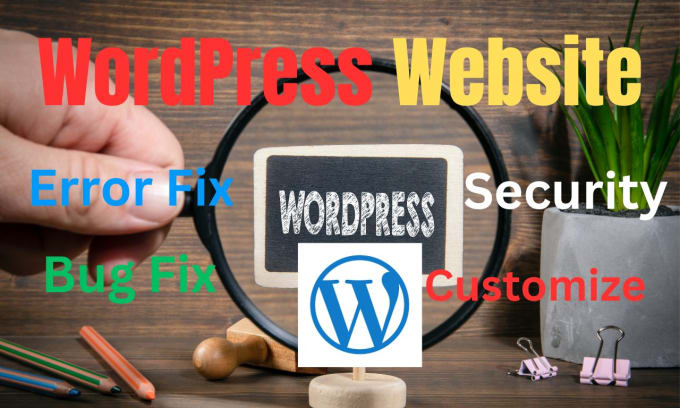 solved wordpress website error, bug fixing and cyber attack
