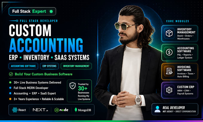develop professional accounting software for businesses