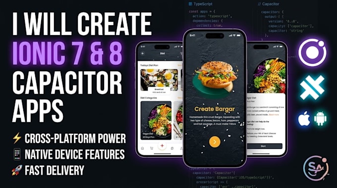 create ionic 7 and 8 capacitor apps