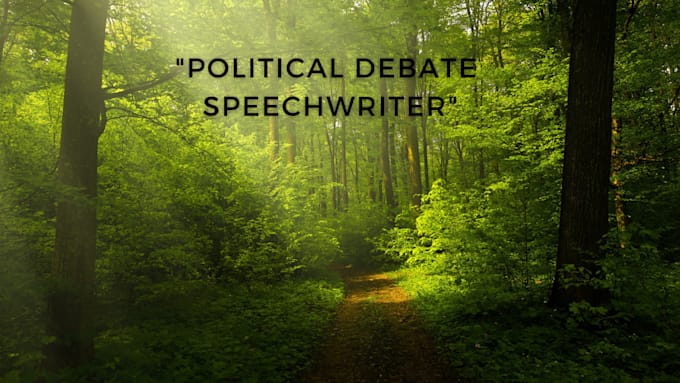 write debate and political speeches