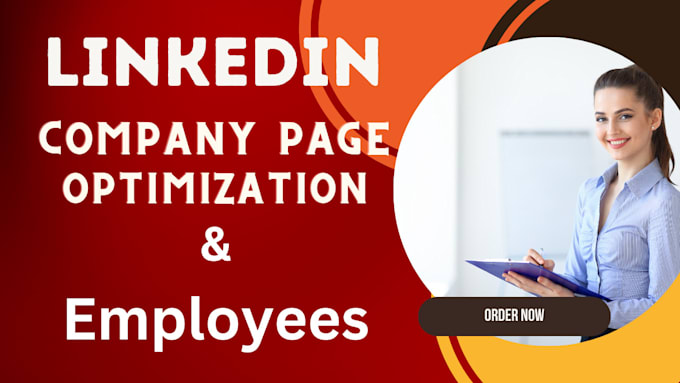 optimize your linkedin company page and provide company page employees