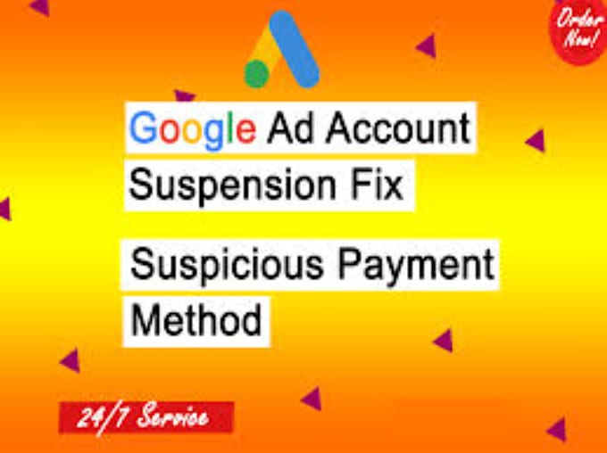Fix google ads suspension issue and reactivate by Williams_san34 Fiverr