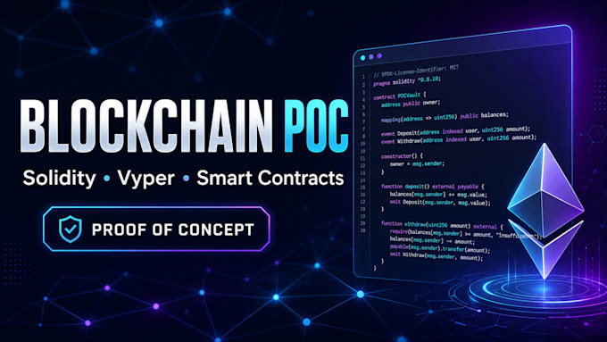 create a blockchain proof of concept for your project