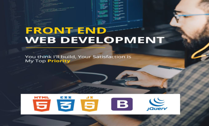 Be your front end developer html,css, javascript by Sauban777 | Fiverr