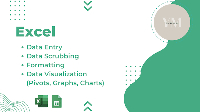 Create, scrub, and modify your data in excel by Ymworks | Fiverr