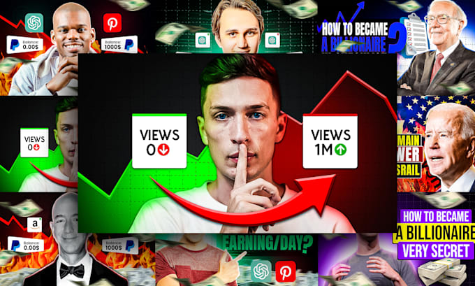 design premium custom youtube thumbnail