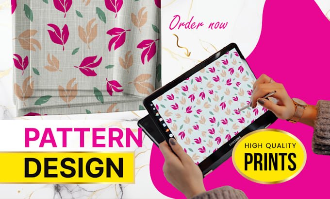 design custom seamless vector pattern design