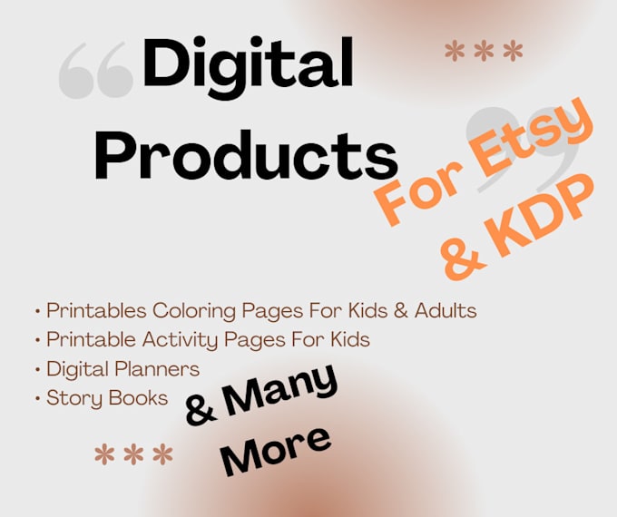 digital products for etsy