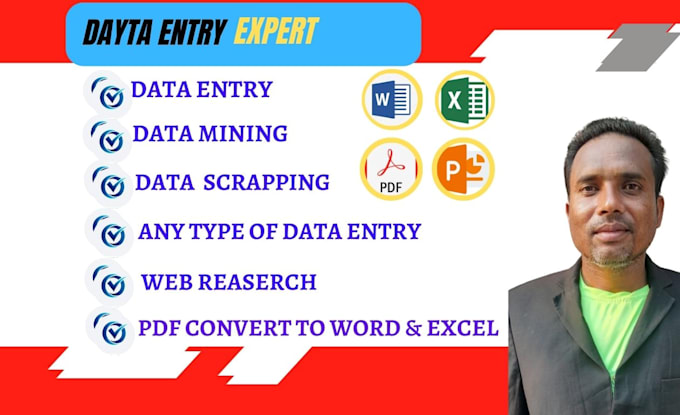 Do pdf data entry, and almost all types of data entry work by Raton6565 ...