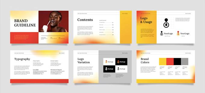 Create attractive brand style guides by Gkallegeros | Fiverr