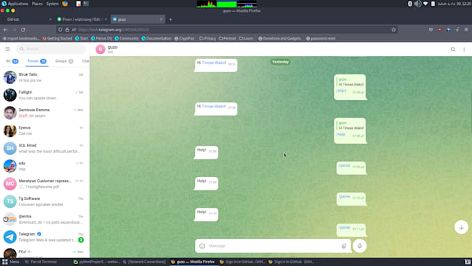 Develop telegram bot using python by Wiztinsing | Fiverr