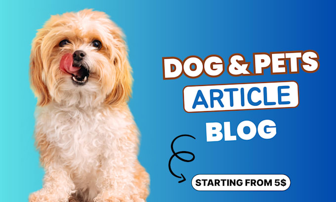 write engaging pet blogs and dog articles
