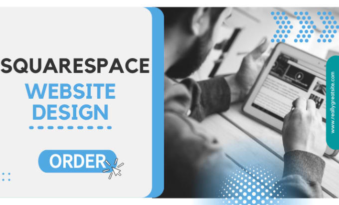 Develop squarespace landing page website design website development seo