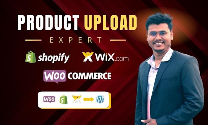upload wordpress product and shopify products in woocommerce website