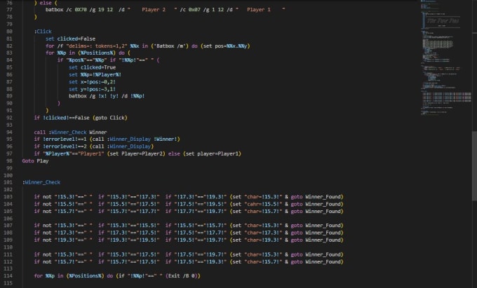 Write a batch script by Boualammehdi | Fiverr