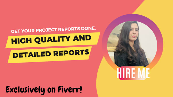 deliver quality reports on time as your professional report writer