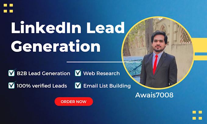 do linkedin lead generation and b2b email list building
