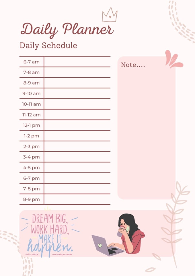 Design personalized digital planners and journals by Vrushaliyele Fiverr