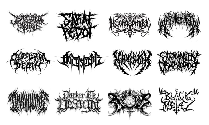 Create an epic death metal logo for your band or brand by ...