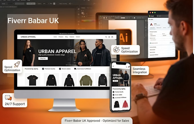 build an automated shopify store design using apliiq