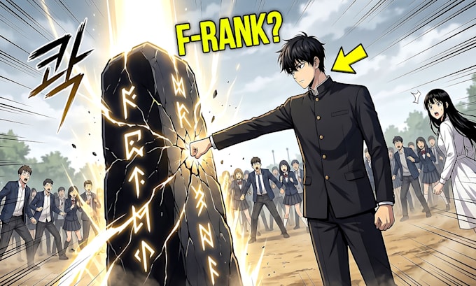 design manga, manhwa and other anime thumbnail in for youtube