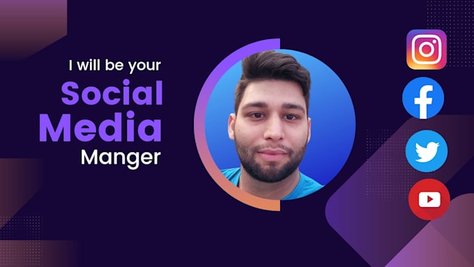 be your social media marketing manager and content creator