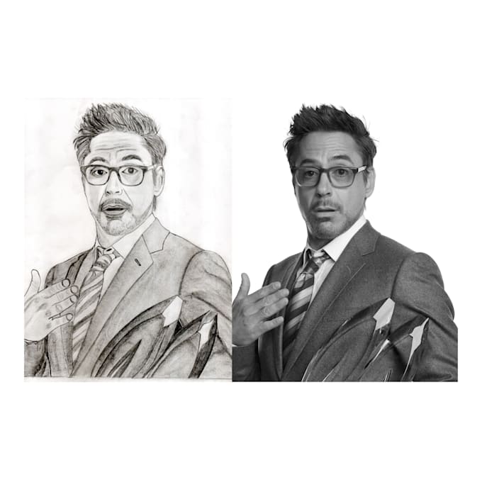 do hand drawing and painting artist