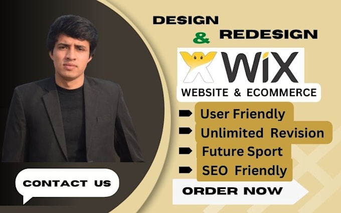 design and redesign wix ecommerce website and wix dropshipping store