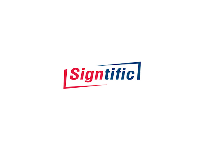 design improving over time sign company logo