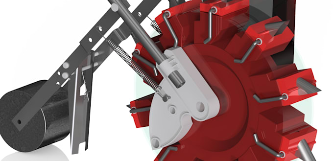make 3d model of industrial, manufacturing design