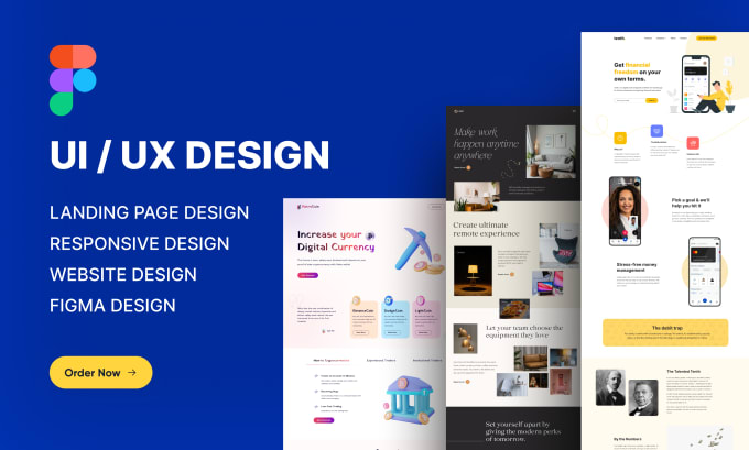 Do professional unique ui ux design for your website by Ui_uxperts | Fiverr
