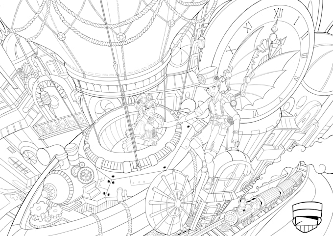 draw your sketch or image to detailed line art