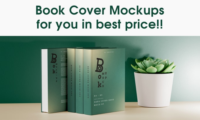 Make your book look realistic with mockups by Faisalk_ | Fiverr