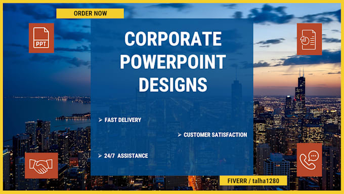 design lucrative corporate powerpoint presentation for you