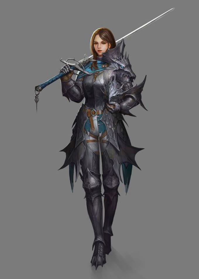 Make dnd character art and dnd character art by Geeloon | Fiverr