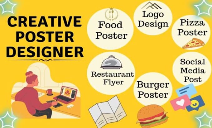 Design creative food poster, restaurant flyer, food flyer, by ...